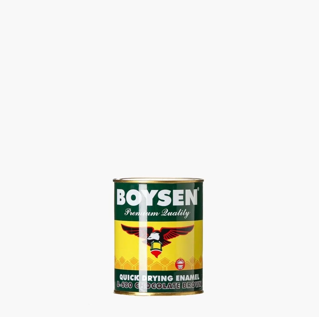 Boysen Paint 1 Liter Black Quick Drying Enamel B-690